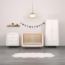 Snuz Skandi 5 Piece Nursery Room Set Bundle – White With Natural 13 Snuz Skandi 5 Piece Nursery Room Set Bundle – White With Natural -Kiddies Kingdom Store snuzkot skandi natural 3 piece 1