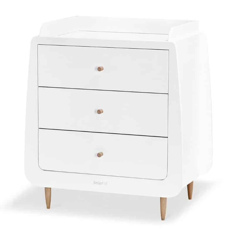 Snuz Skandi 5 Piece Nursery Room Set Bundle – White With Natural 7 Snuz Skandi 5 Piece Nursery Room Set Bundle – White With Natural - Image 7