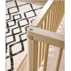 Mamas & Papas Solo Cot Bed And Mattress – Natural -Kiddies Kingdom Store solo cot bed natural 3