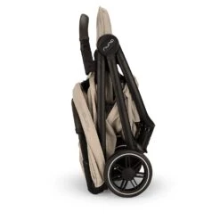 Nuna TRVL Compact Stroller With Raincover And Travel Bag – Biscotti -Kiddies Kingdom Store svdgr