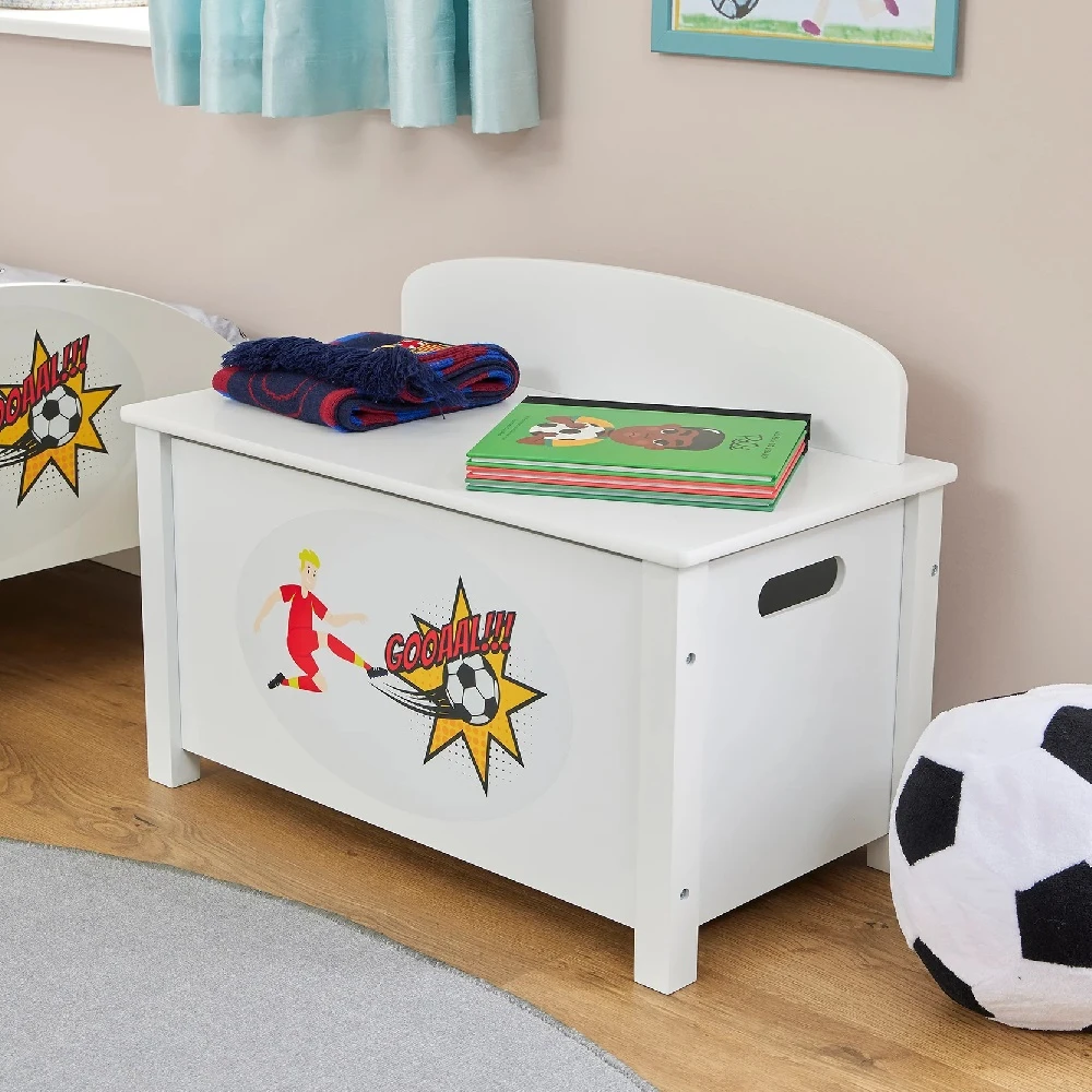 Liberty House Toys Kid’s Wooden Football Toy Box 1 Liberty House Toys Kid’s Wooden Football Toy Box