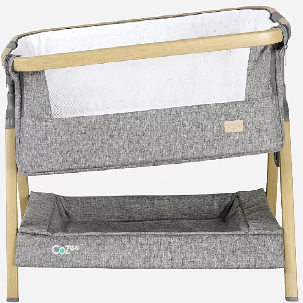 Tutti Bambini CoZee Mini Me Play Crib – Oak & Charcoal 9 Tutti Bambini CoZee Mini Me Play Crib – Oak & Charcoal - Image 9