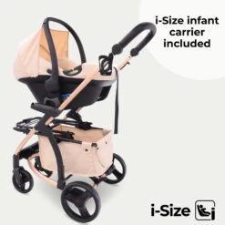 My Babiie MB200i Travel System With I-Size Car Seat – Blush -Kiddies Kingdom Store swe4r56 4