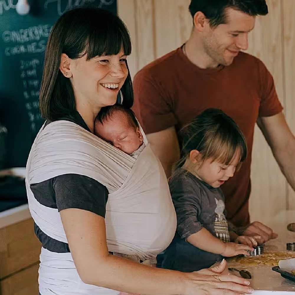 Tutti Bambini Boba Wrap Serenity Organic Stone 1 Tutti Bambini Boba Wrap Serenity Organic Stone