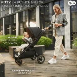 Kinderkraft Mitzy Pushchair Ink Black -Kiddies Kingdom Store t6