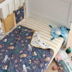 Tutti Bambini Cot/Cot Bed Coverlet – Our Planet -Kiddies Kingdom Store t6r7