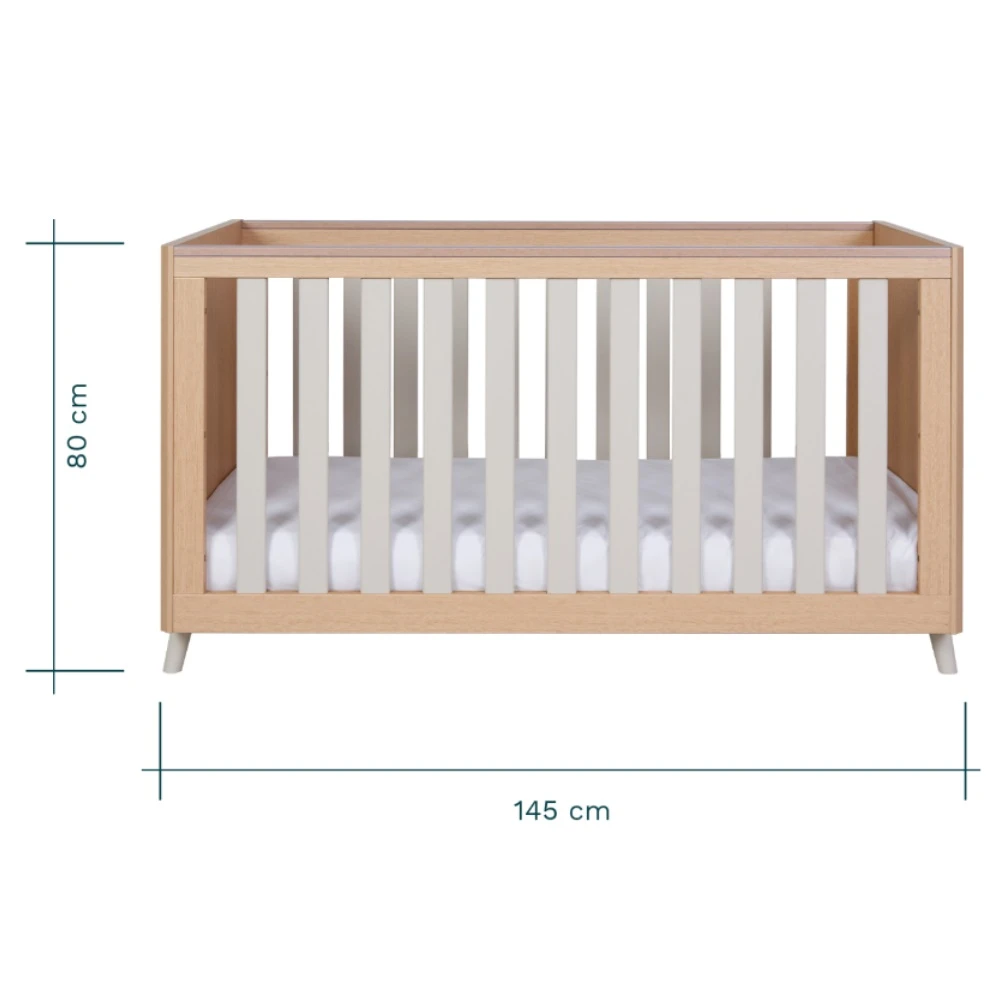 Tutti Bambini Fika Cot Bed – Light Oak/White Sand 9 Tutti Bambini Fika Cot Bed – Light Oak/White Sand - Image 9