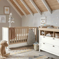 Mamas & Papas Harwell 2 Piece With Mattress – White