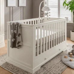 Mamas & Papas Oxford Cot Bed – Pure White