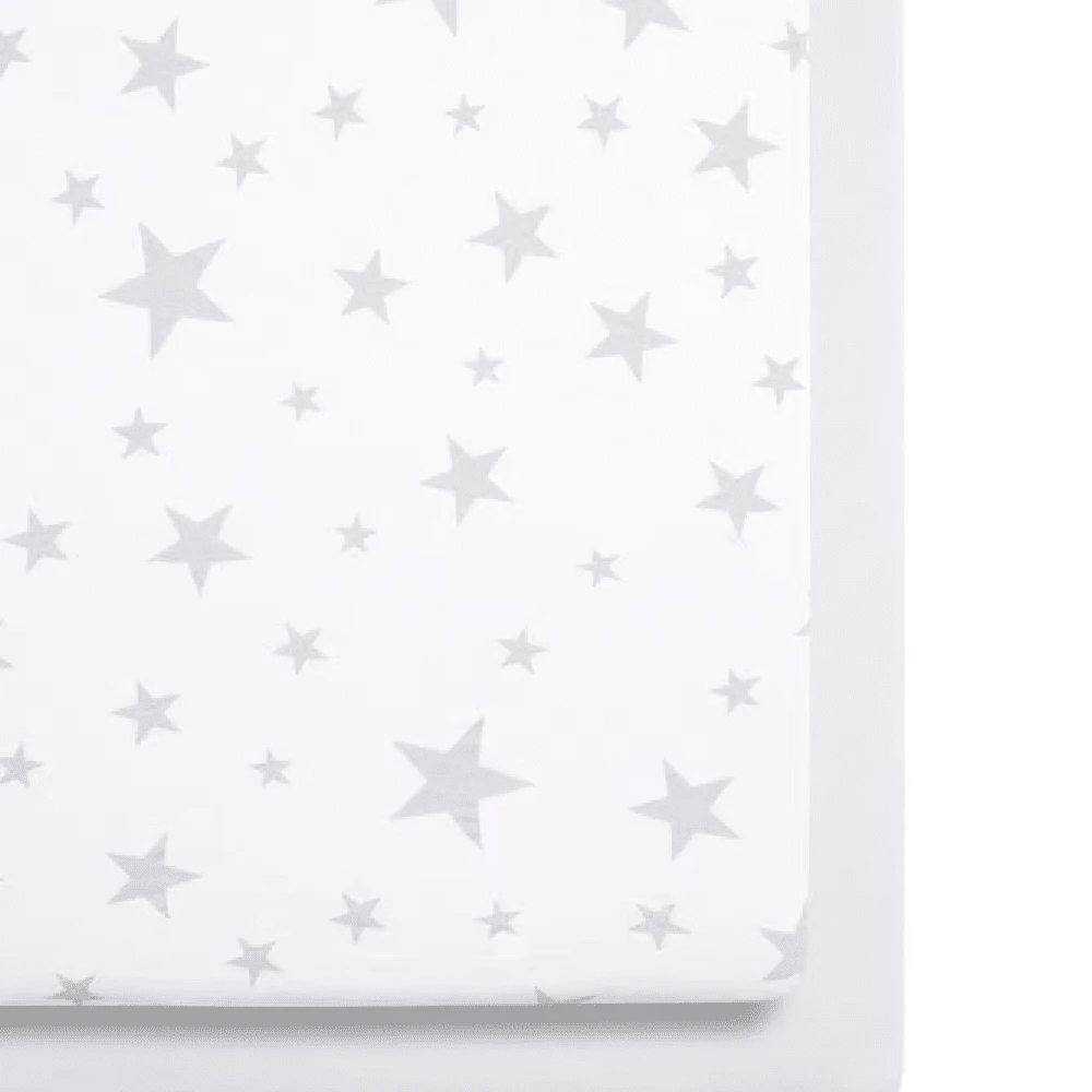 Snuz Crib 2 Pack Fitted Sheets Stars 1 Snuz Crib 2 Pack Fitted Sheets Stars