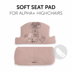 Hauck Alpha Highchair Pad Select – Minnie Mouse Rose -Kiddies Kingdom Store tjdjhd 1