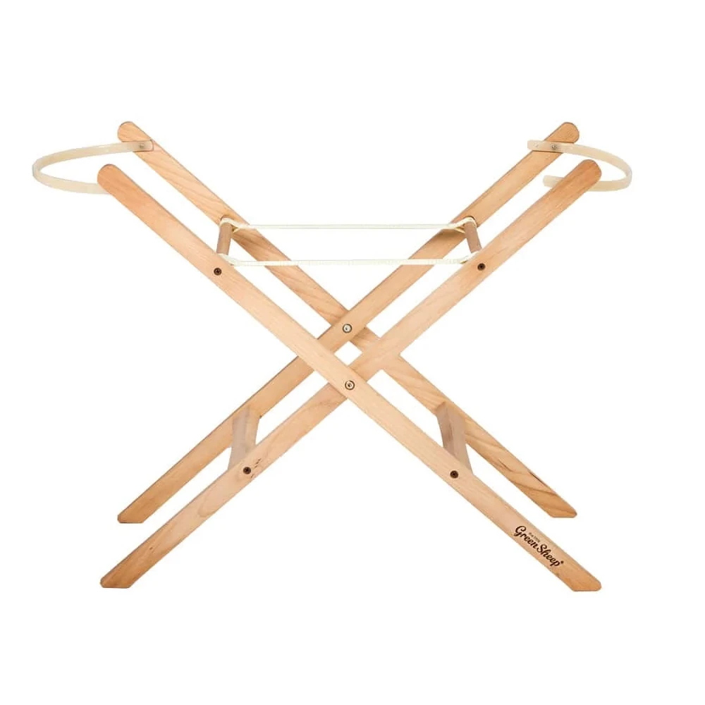 Little Green Sheep Moses Basket Stand 1 Little Green Sheep Moses Basket Stand