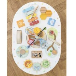 Mamas & Papas Bug Floor And Booster Seat With Activity Tray – Eucalyptus -Kiddies Kingdom Store try