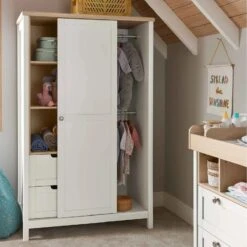 Mamas & Papas Harwell 5 Piece Nursery Room Set – White -Kiddies Kingdom Store tu65 4