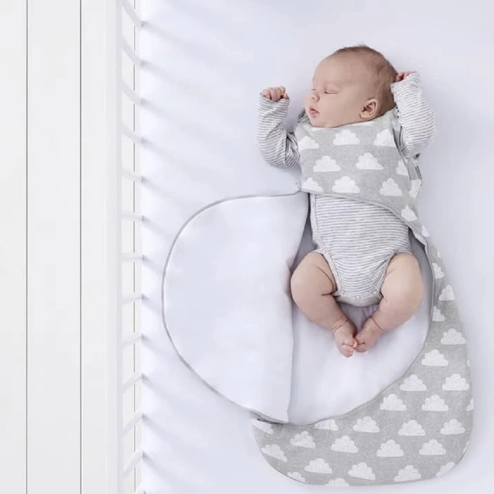 SnuzPouch Sleeping Bag Cloud Nine 0-6m – 1.0 Tog 2 SnuzPouch Sleeping Bag Cloud Nine 0-6m – 1.0 Tog - Image 2