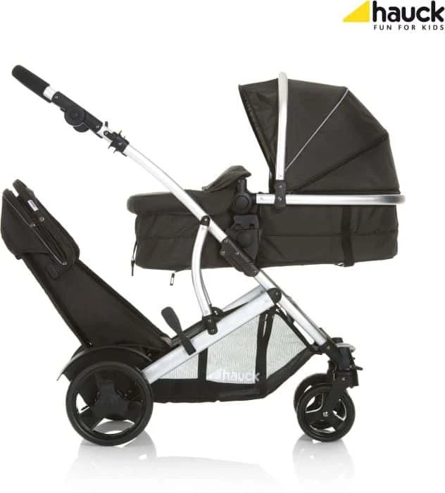 Hauck Duett 2 Tandem Pushchair – Black 2 Hauck Duett 2 Tandem Pushchair – Black - Image 2