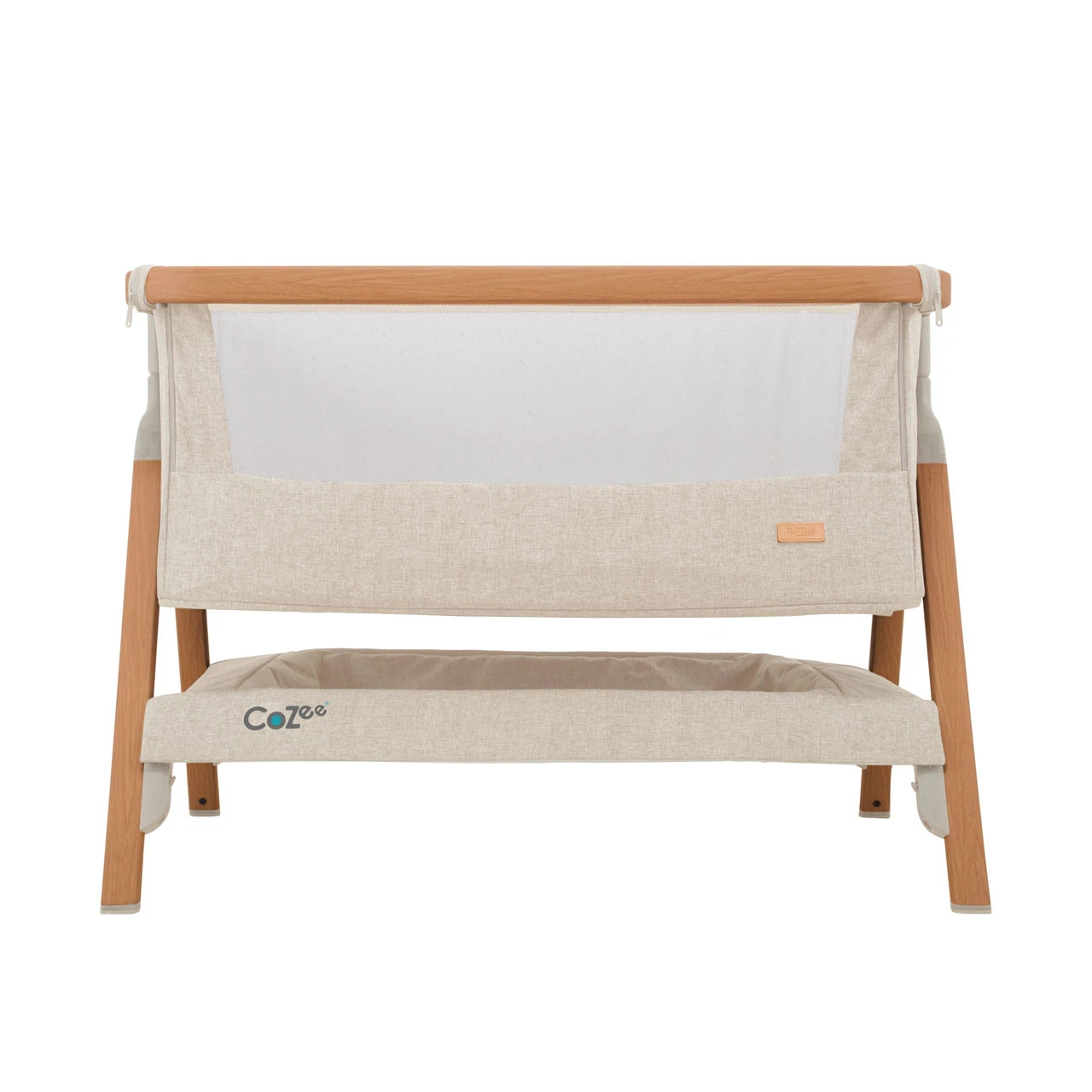 Tutti Bambini CoZee Bedside Crib – Scandinavian Walnut/Ecru 2 Tutti Bambini CoZee Bedside Crib – Scandinavian Walnut/Ecru - Image 2