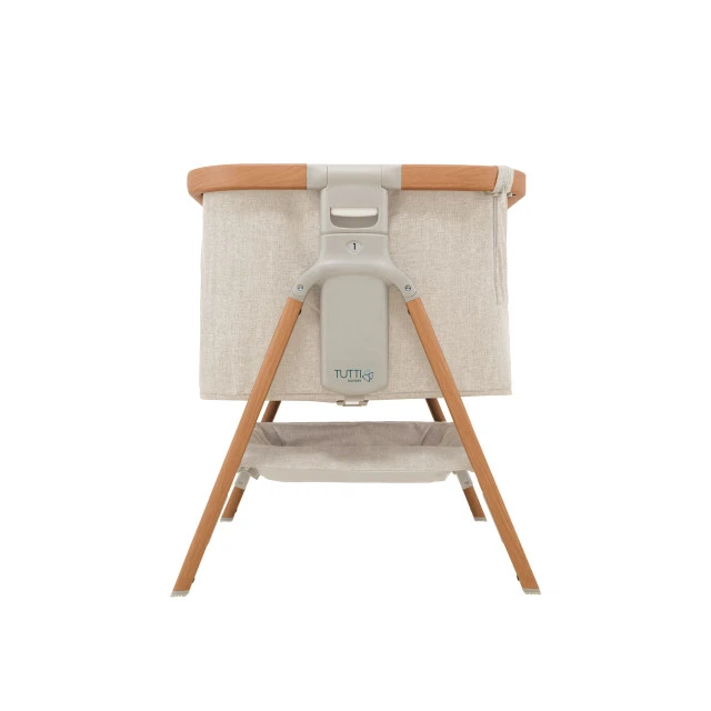 Tutti Bambini CoZee Bedside Crib – Scandinavian Walnut/Ecru 3 Tutti Bambini CoZee Bedside Crib – Scandinavian Walnut/Ecru - Image 3