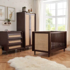 Tutti Bambini Japandi 3 Piece Room Set – Warm Walnut