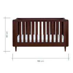 Tutti Bambini Japandi 3 Piece Room Set – Warm Walnut -Kiddies Kingdom Store tutti bambini japandi cot bed warm walnut 9