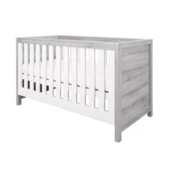 Modena 6 Piece Nursery Room Set With Shelves/Toy Box – Grey Ash/White 23 Modena 6 Piece Nursery Room Set With Shelves/Toy Box – Grey Ash/White -Kiddies Kingdom Store tutti bambini modena cot bed grey ash white