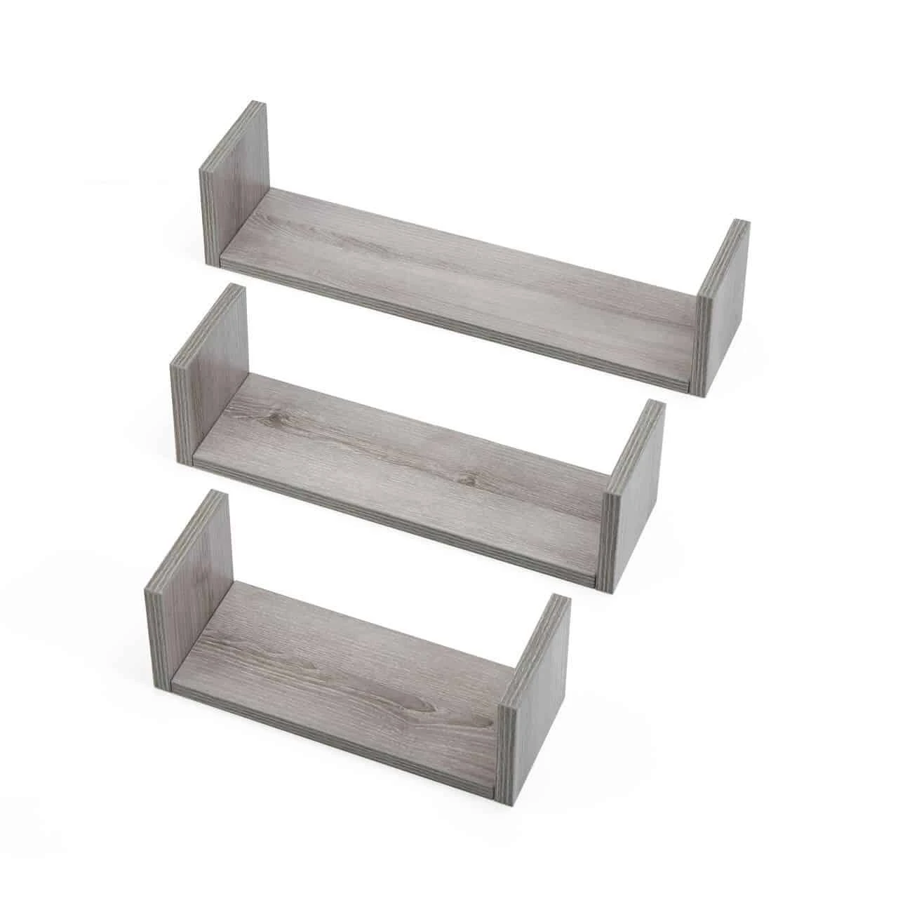 Tutti Bambini Modena Nursery Room Set Of 3 Shelves – Grey Ash/White 3 Tutti Bambini Modena Nursery Room Set Of 3 Shelves – Grey Ash/White - Image 3