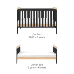 Tutti Bambini Rio Cot Bed, Changer And Mattress – Slate Grey/Oak 14 Tutti Bambini Rio Cot Bed, Changer And Mattress – Slate Grey/Oak -Kiddies Kingdom Store tutti bambini rio cot bed slate scaled 1 7