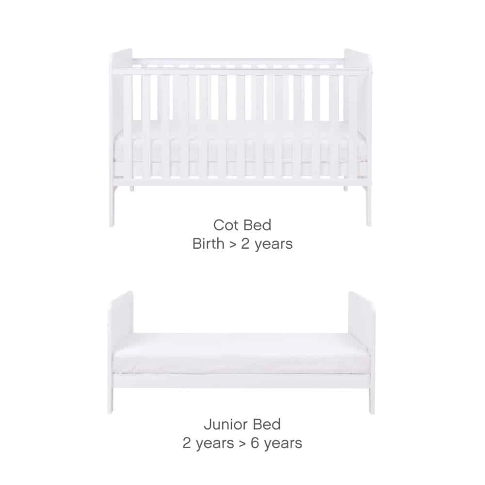 Tutti Bambini Rio Newborn 6 Piece Nursery Room Set Bundle – White 3 Tutti Bambini Rio Newborn 6 Piece Nursery Room Set Bundle – White - Image 3