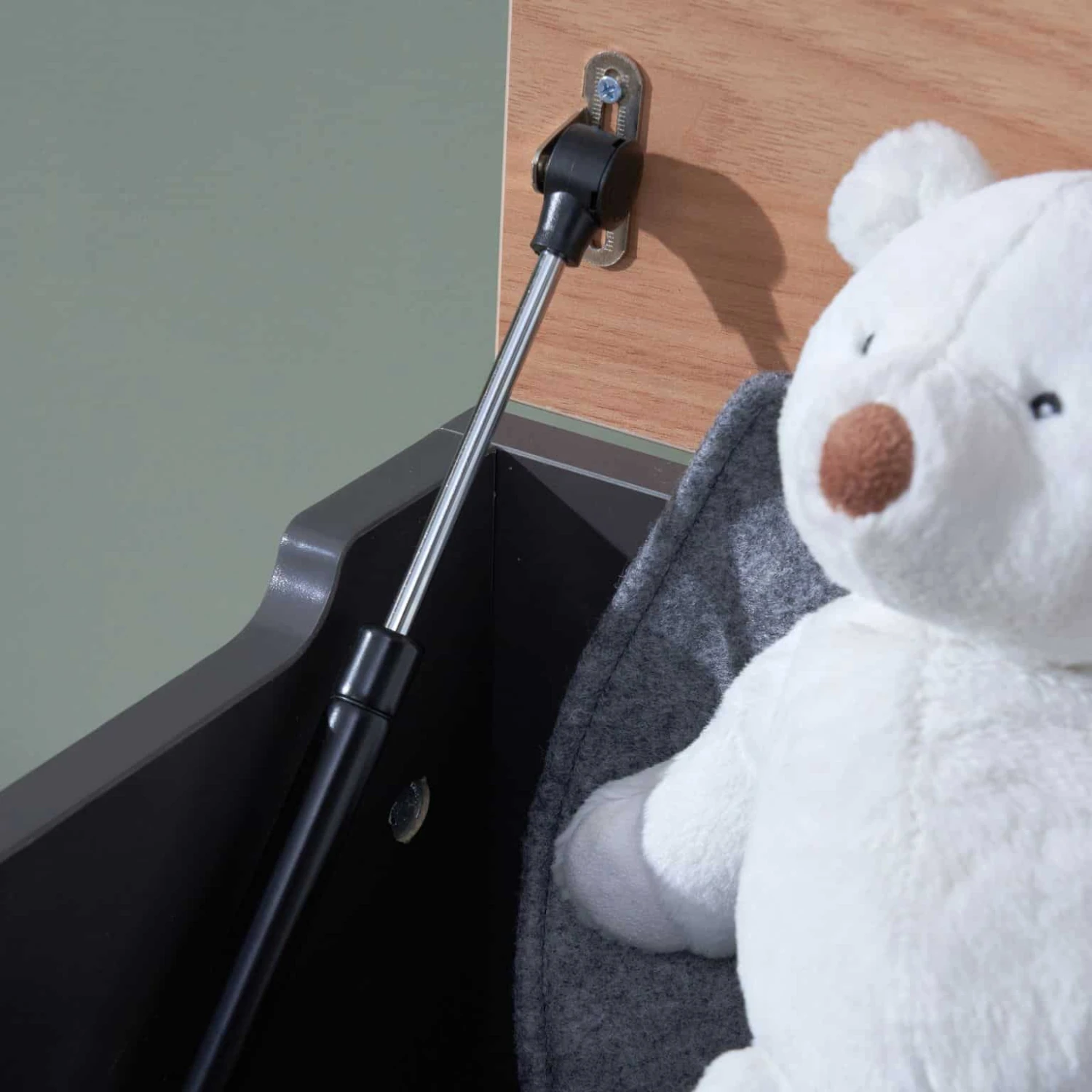 Tutti Bambini Rio 5 Piece Nursery Room Set With Toy Box- Slate Grey/Oak 15 Tutti Bambini Rio 5 Piece Nursery Room Set With Toy Box- Slate Grey/Oak - Image 15