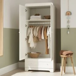 Tutti Bambini Rio Newborn 6 Piece Nursery Room Set Bundle – White 18 Tutti Bambini Rio Newborn 6 Piece Nursery Room Set Bundle – White -Kiddies Kingdom Store tutti bambini rio wardrobe in white 3