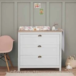 Tutti Bambini Verona 2 Piece Nursery Room Set – White Oak 11 Tutti Bambini Verona 2 Piece Nursery Room Set – White Oak -Kiddies Kingdom Store tutti bambini verona chest changer white oak 1 04008 4