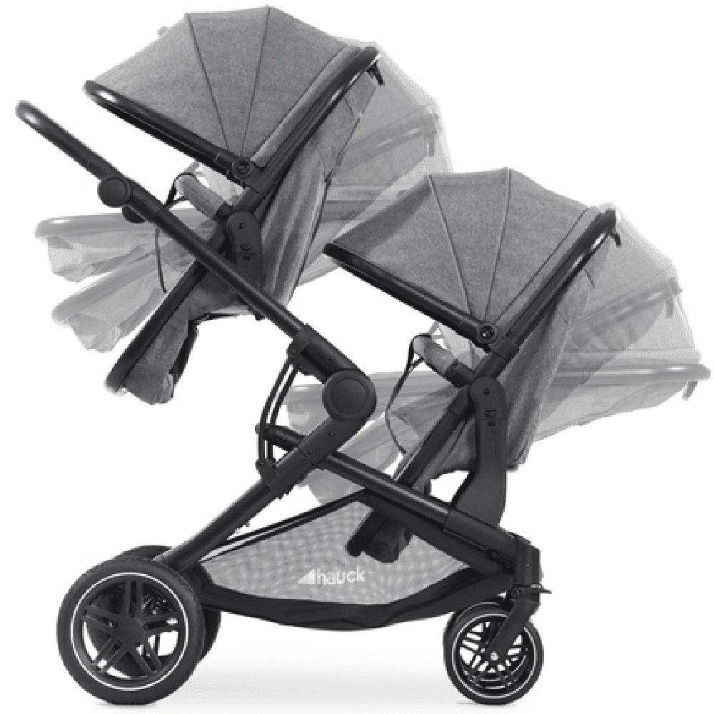 Hauck Melange Grey Atlantic Twin Stroller 16 Hauck Melange Grey Atlantic Twin Stroller - Image 16