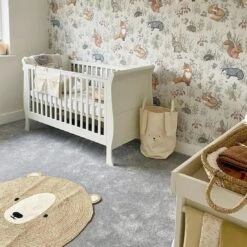 Mamas & Papas Mia 2 Piece Nursery Set White -Kiddies Kingdom Store tutyu