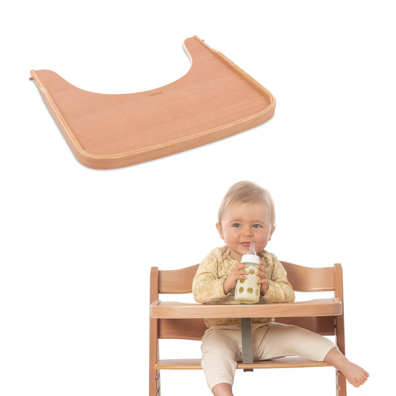 Hauck Alpha Natural Tray 2 Hauck Alpha Natural Tray - Image 2