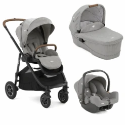 Joie Versatrax I-Size Isofix Travel System Builder- Pebble