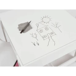 Liberty House Toys White Table And Chairs With Pink Bins -Kiddies Kingdom Store tytyt 2