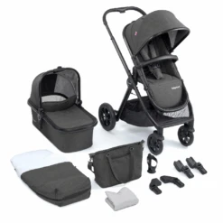 MeMore Pram And Pushchair – Black Espresso
