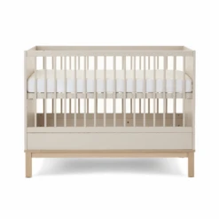 Obaby Astrid 4in1 Cot Bed – Satin/Oak -Kiddies Kingdom Store uiiuy