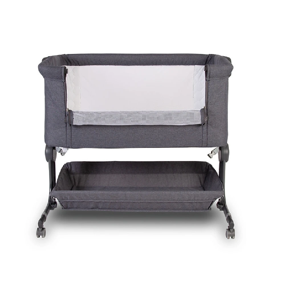 Red Kite Cozysleep Bedside Crib Grey 1 Red Kite Cozysleep Bedside Crib Grey