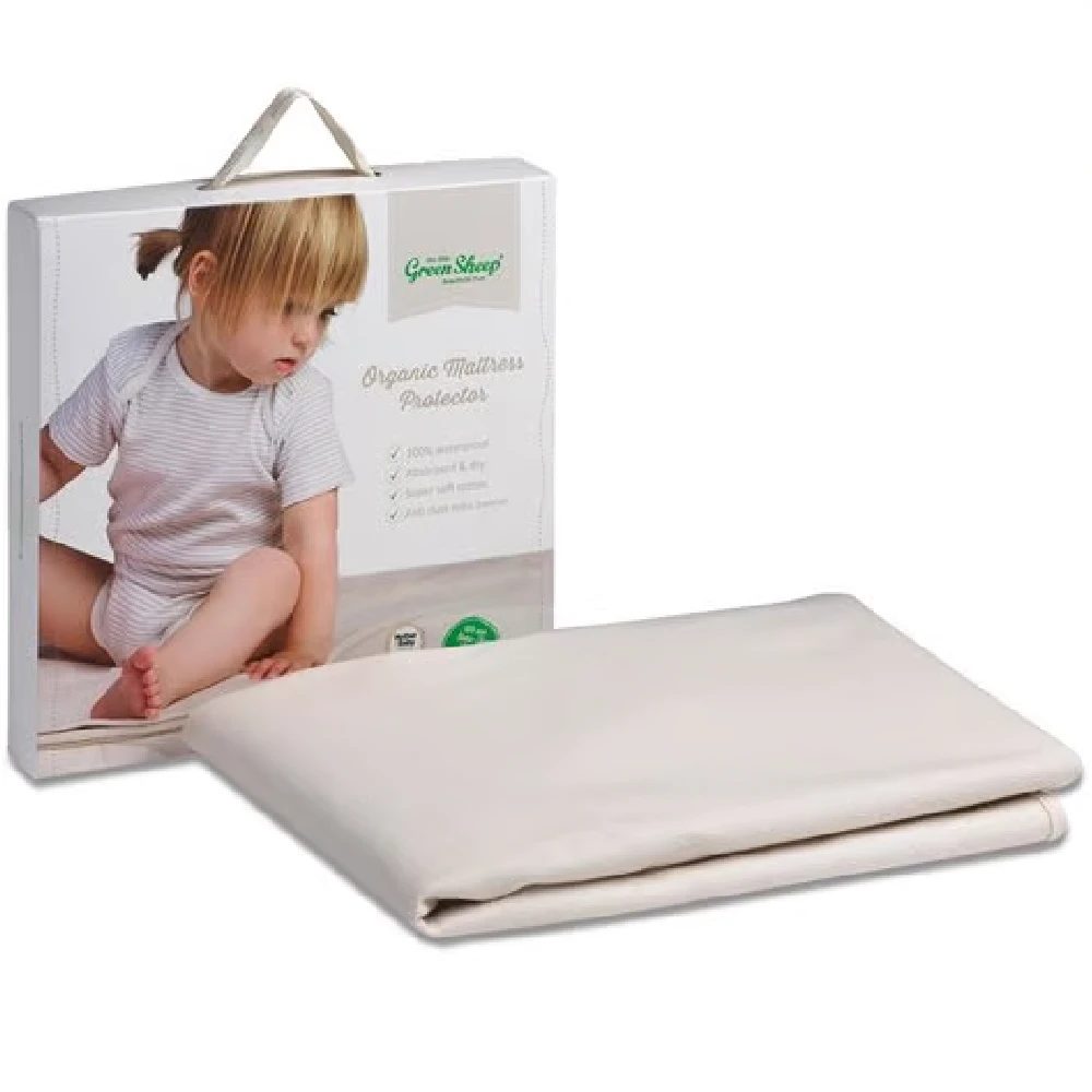 Little Green Sheep Organic Cot Bed Mattress Protector (70cm By 140cm) 2 Little Green Sheep Organic Cot Bed Mattress Protector (70cm By 140cm) - Image 2
