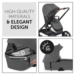 Hauck Walk N Care All In One – Dark Grey -Kiddies Kingdom Store uuiyhol