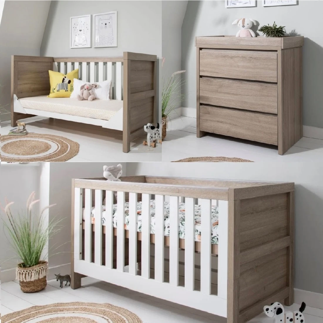 Tutti Bambini Modena Mix And Match 2 Piece Nursery Room Set 1 Tutti Bambini Modena Mix And Match 2 Piece Nursery Room Set