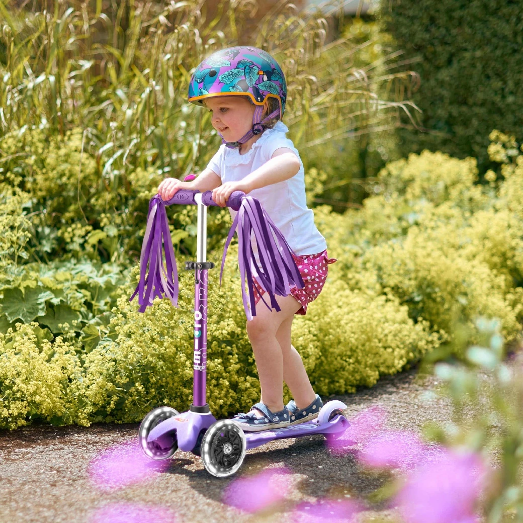 Mini Micro Scooter Light Up Wheels – Purple 5 Mini Micro Scooter Light Up Wheels – Purple - Image 5