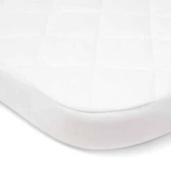 Mamas & Papas Lua Bedside Crib Fawn Bundle Oat And Spot -Kiddies Kingdom Store vdghn