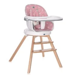 Lorelli Napoli High Chair With 360° Rotaion – Pink