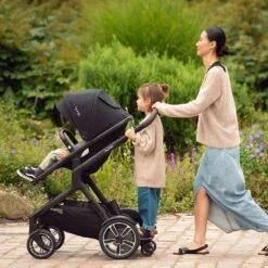 Nuna DEMI NEXT Stroller With Rider Board -Kiddies Kingdom Store vdhr 1