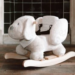 Nattou Rocker Charlie The Dog Vanilla -Kiddies Kingdom Store vgdhryu68