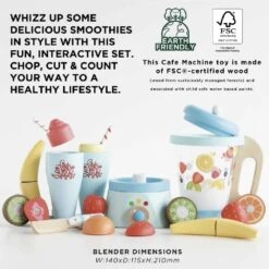 Le Toy Van Fruit And Smoothie Set 17 Le Toy Van Fruit And Smoothie Set -Kiddies Kingdom Store vghj 1 2