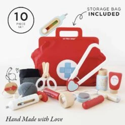 Le Toy Van Vintage Doctor Roleplay Wooden Kit 7 Le Toy Van Vintage Doctor Roleplay Wooden Kit -Kiddies Kingdom Store vghj 2