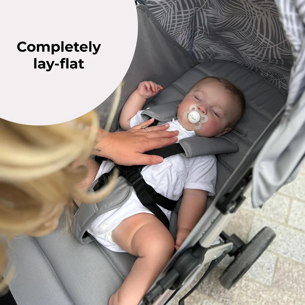 My Babiie MB160 Grey Tropical Plus Pushchair 6 My Babiie MB160 Grey Tropical Plus Pushchair - Image 6